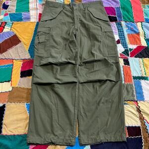 Vintage 70s M65 Cold Weather Cargo Pants 34Wx29L OG-107 Military Army Vietnam